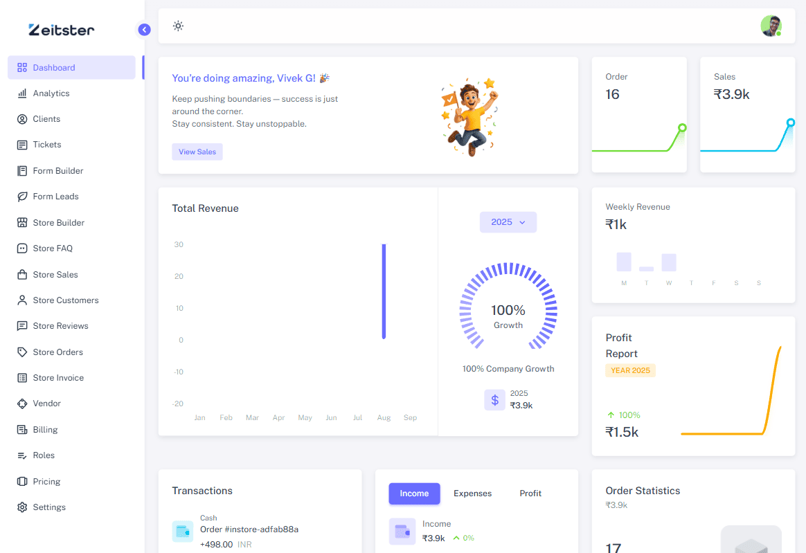 Business Dashboard