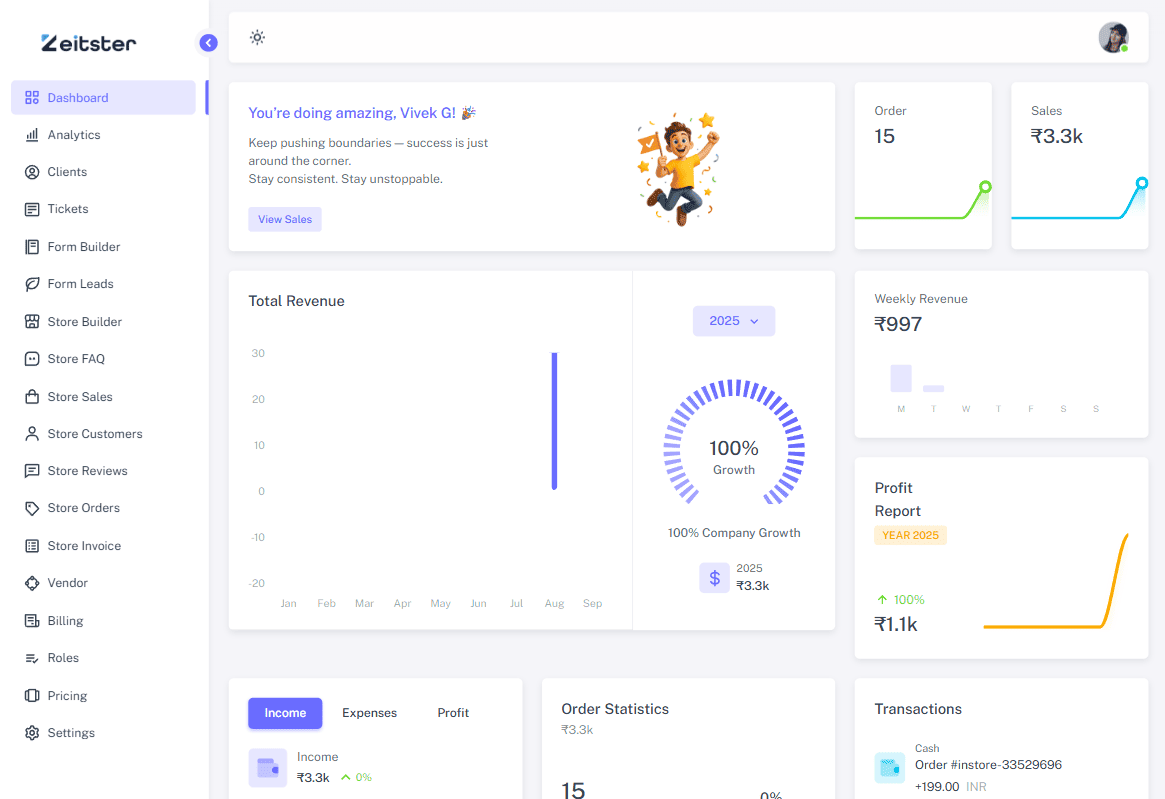 Unified Dashboard