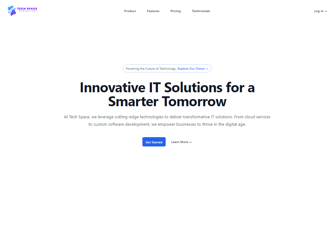 Demo Site Screenshot