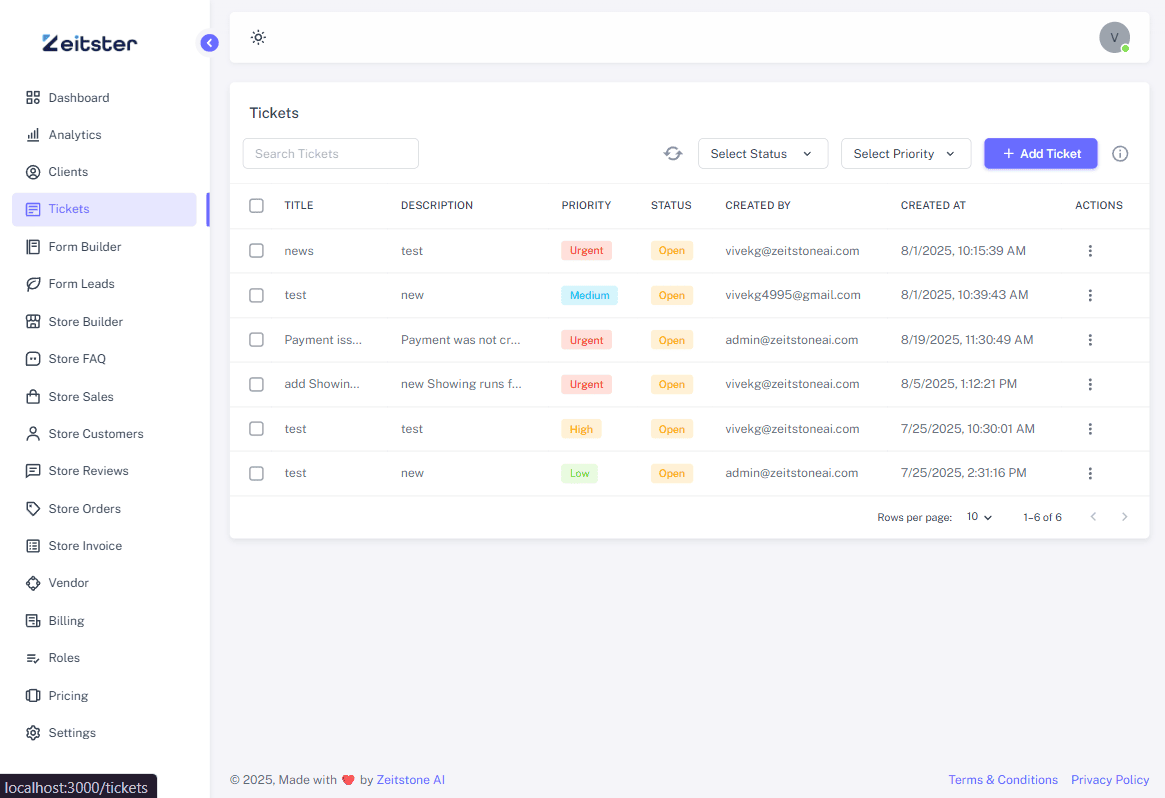 Ticketing System