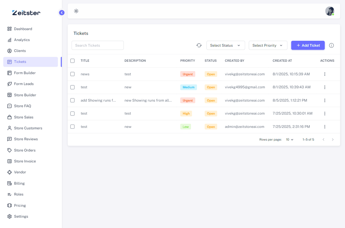 Ticketing System